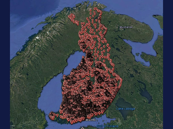 【長知識】10 大另類世界地圖！芬蘭桑拿浴室多過 7-11？