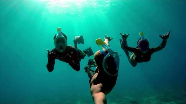 忍者浮潛面罩 X！水下亦可用鼻呼吸？