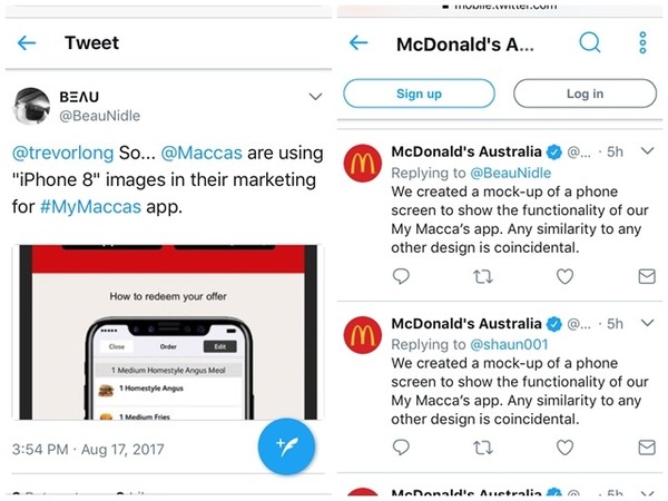 澳洲麥當勞用 iPhone 8 做宣傳照？！