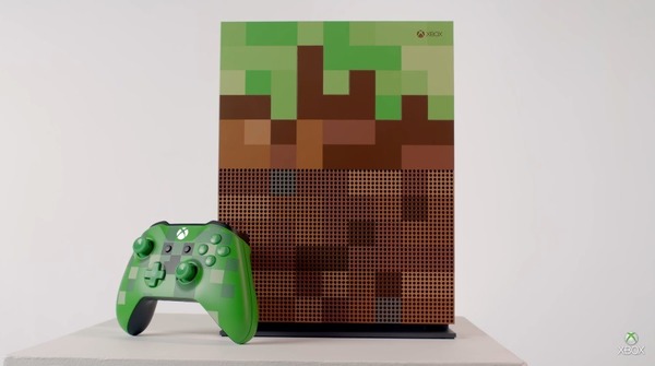 Xbox one S 推出 Minecraft 限定主機