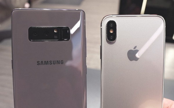 Note 8 vs iPhone 8 真機對比