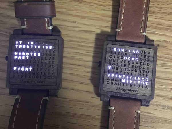 木製文字手錶 Kickstarter 爆紅！背後故事令人窩心