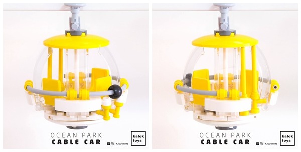 LEGO 砌出海洋公園纜車！製作人：充滿回憶 