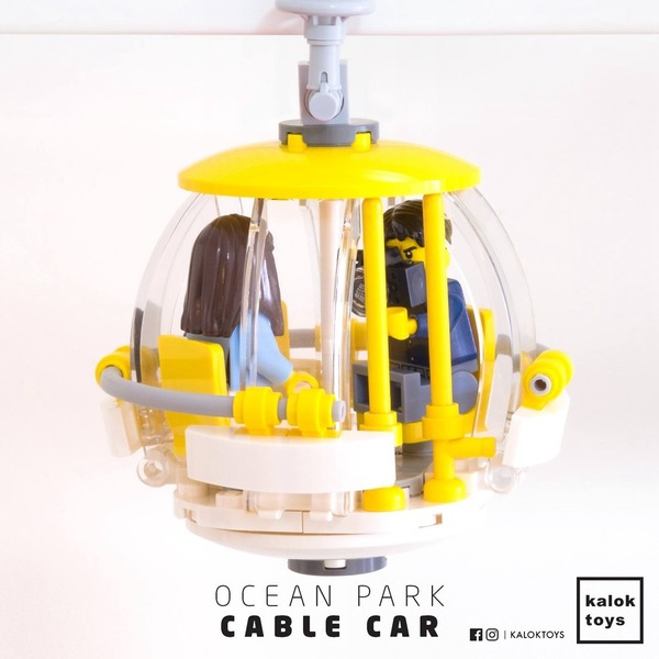 LEGO 砌出海洋公園纜車！製作人：充滿回憶 