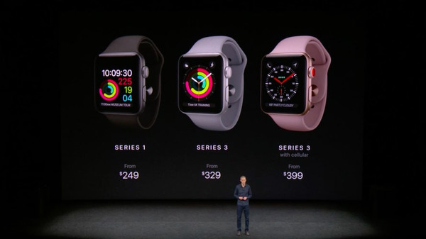 Apple Watch Series 3 登場！內置 SIM 直接上網
