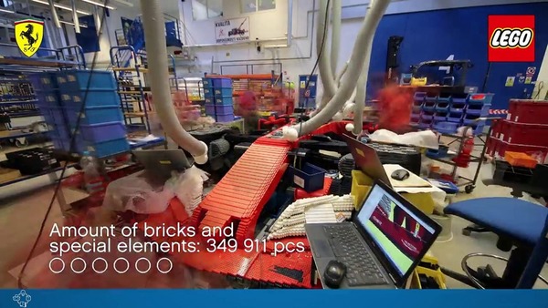35 萬塊 Lego 砌出 1:1 法拉利 F1 賽車