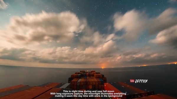 4K 縮時影片超壯觀 ！10 分鐘看 30 天航海之旅 