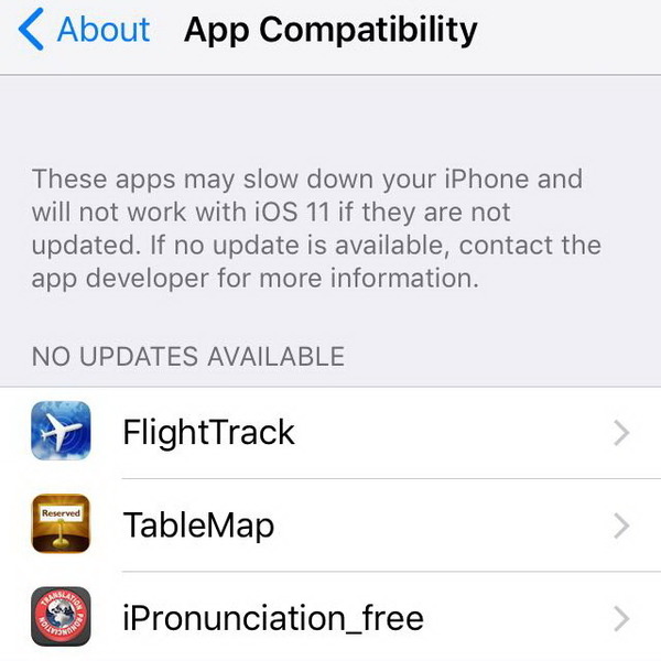 iOS 11 更唔更新？10 秒檢查已裝 apps 是否支援