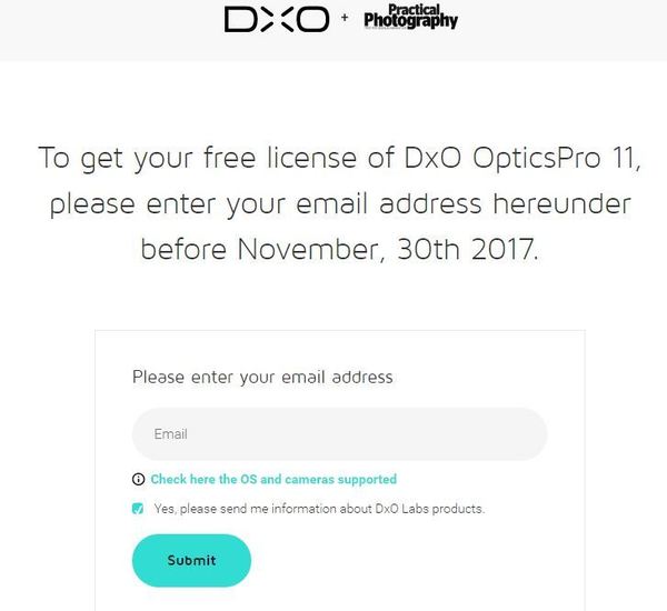 限時免費！專業執相工具 DxO Optics Pro 11