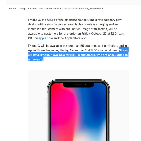 iPhone X 首賣日有得 Walk-In 買【香港有冇份？】