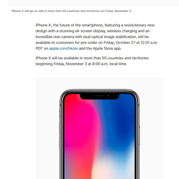 iPhone X 首賣日有得 Walk-In 買【香港有冇份？】