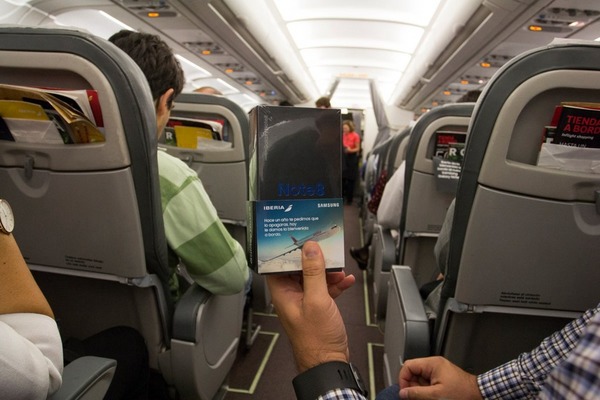 西班牙搭飛機免費獲贈 Samsung Note 8