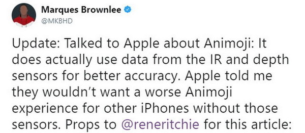 【蘋果親證】非 iPhone X 獨享！Animoji 理論上適用於舊 iPhone