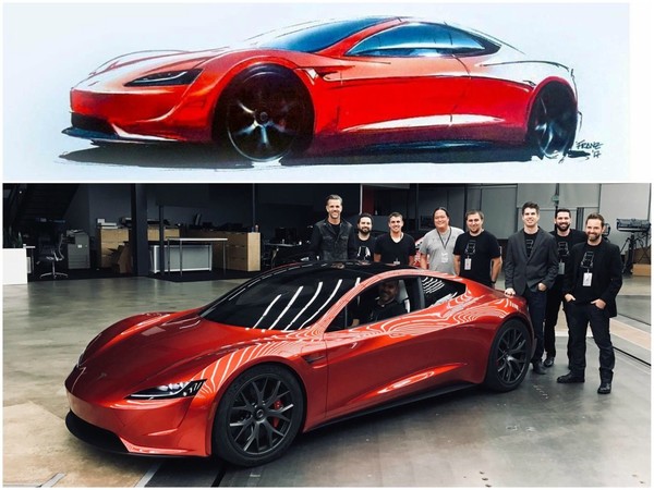 Tesla Roadster 設計及製作草圖曝光！見過半黏土半真車樣版未？