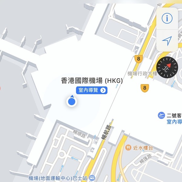 【實試】Apple Map 新增機場室內樓層地圖