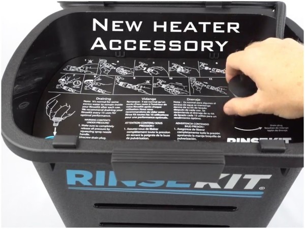 RinseKit Heater 便攜熱水沖身機  冬天戶外活動良伴