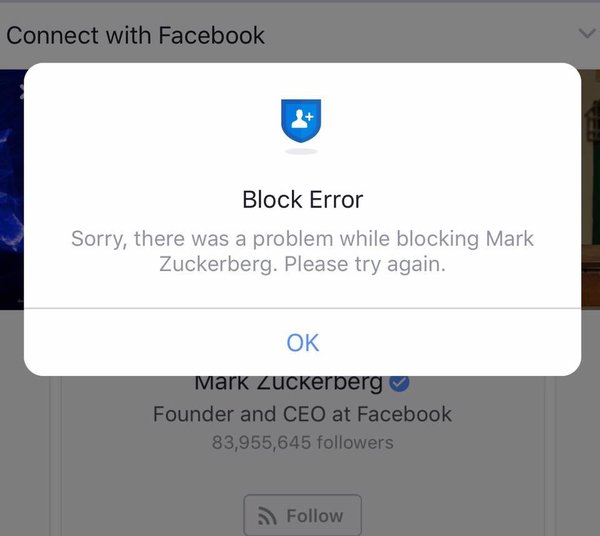 Facebook 解禁！網民終於可 block 朱克伯格