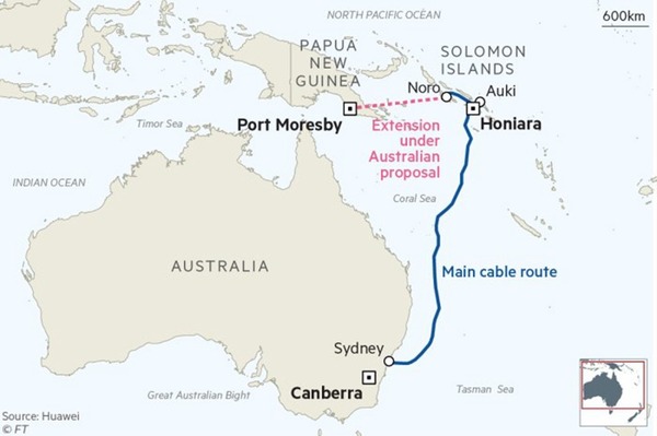 澳洲擬以 6 億港元阻華為光纖電纜「入侵」