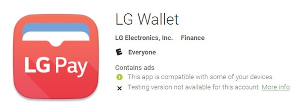 LG 自家支付程式現身 Google Play