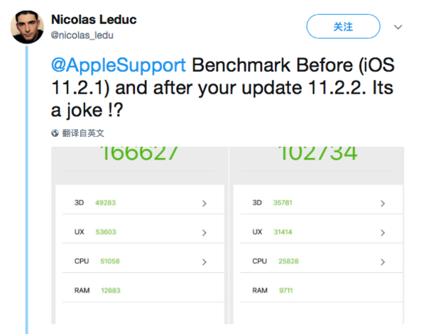 iPhone升級iOS 11.2.2後 效能全面下降？
