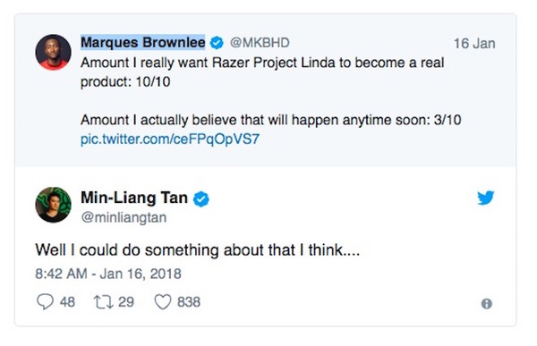 Project Linda 或正式量產推出 預計連同第二代 Razer Phone 九月發佈