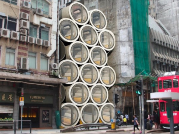 香港建築師設計「水管屋」解住屋問題！網民呻：點解要咁折墮？