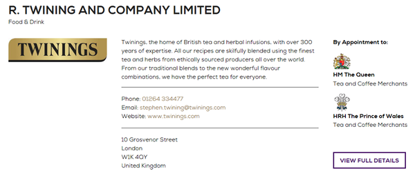 一田 Whittard 茶葉廣告亂用「英國皇室御用」字眼！網民：請尊重英國文化