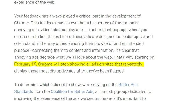 Chrome 官方封殺廣告！將在這日啟動！