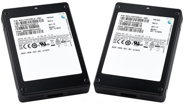 Samsung 量產 PM1643 SSD！30.72TB 超大容量！