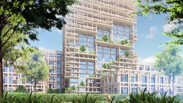 日本 W350 計畫 東京將建造世界最高木材大廈