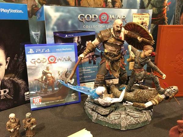 PS4《God of War》限定版率先睇 特別版PS4‧收藏版模型雕像