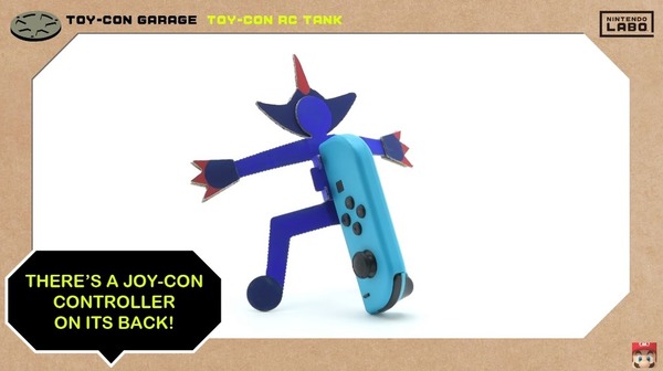 Switch《Nintendo Labo》再有新片！Toy-Con 紙皮戰車玩法教學