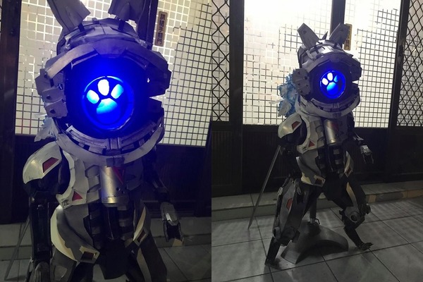 MHW 機械艾路貓 1:1 重現!識發光超可愛