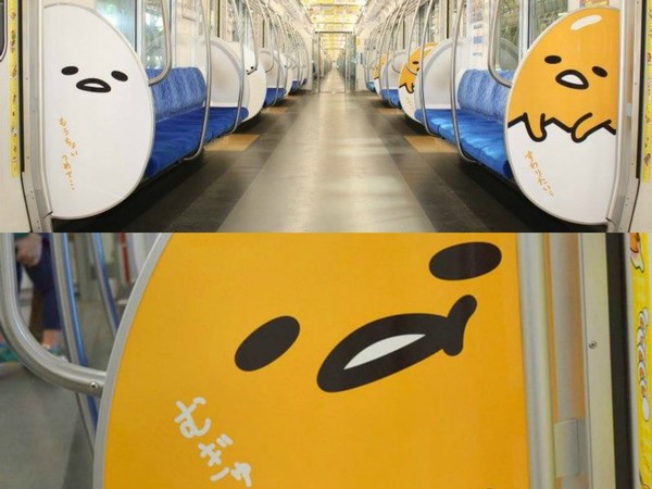 Gudetama X 西武鐵道 Smile Train 通車！蛋黃哥佔領車身