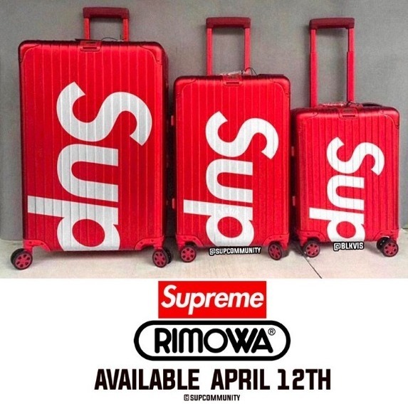 RIMOWA x Supreme 聯乘出行李箱！4 月潮爆登場