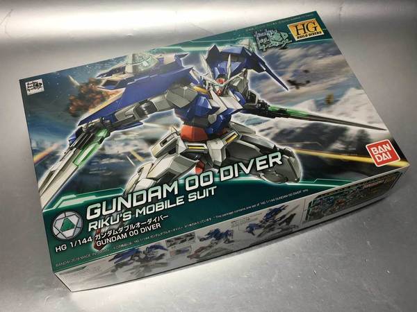 HGBD高達00潛行者【開箱】 另購新版潛行機件展示地台
