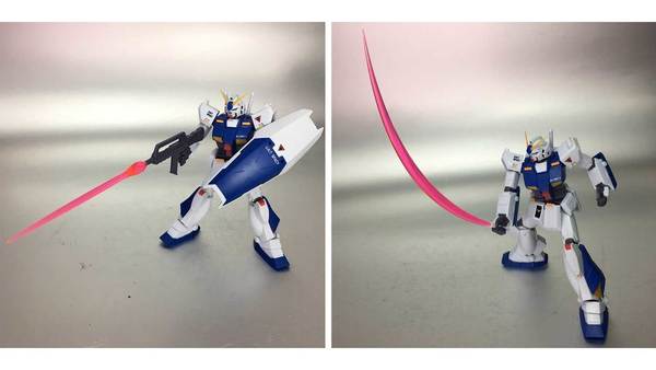 Robot魂0080【開箱】 Gundam NT-1豐富配件特效