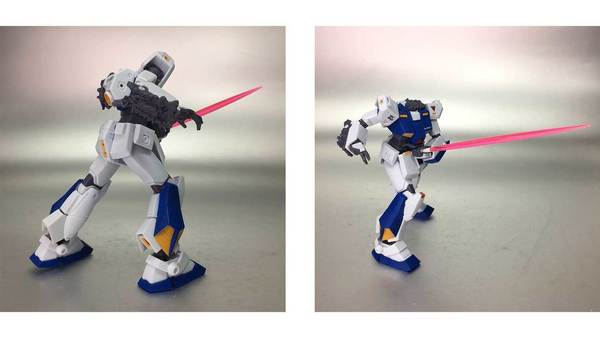 Robot魂0080【開箱】 Gundam NT-1豐富配件特效