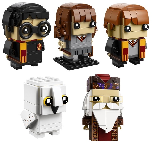 LEGO 出《哈利波特》鐵三角 Brickheadz！共五款 6 月起發售
