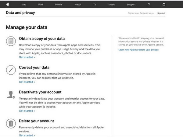 蘋果推 Apple ID 管理專頁   刪除帳號一鍵辦妥