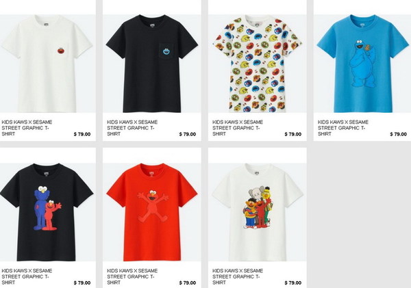 Uniqlo x KAWS x 芝麻街矚目聯乘！ 6 月尾香港推 UT 系列【附港版價錢】