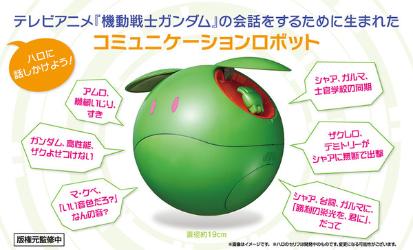 高達 HARO 智能對答實現  Gundam Concierge 七月開訂