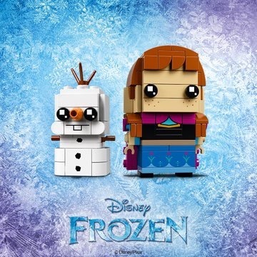 《冰雪奇緣》Elsa Anna 化身方塊 LEGO Brickheadz！