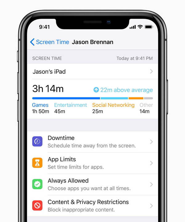 【WWDC 2018】iOS 12 Screen Time 幫你限制手機使用時間！拒做低頭族！