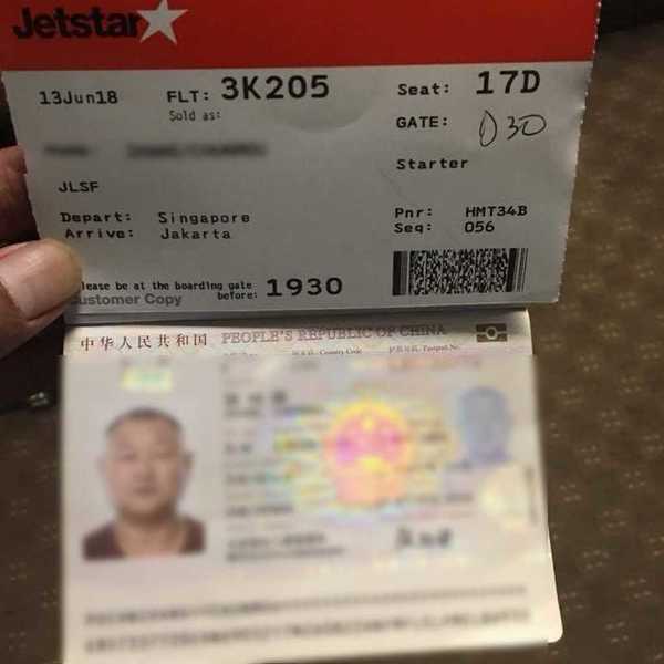 搭廉航遇機艙老鼠！網民公開大陸小偷護照和樣貌