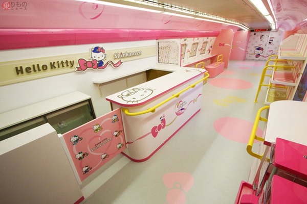 Hello Kitty 新幹線正式登場！車廂裝潢實照首度曝光