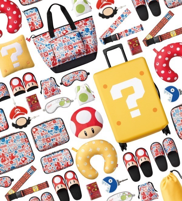 Mario 系列旅遊周邊登場！問號磚行李篋套型爆