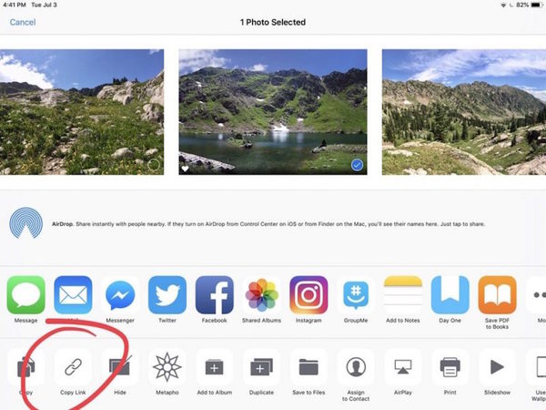 iOS 12 新增圖片連結分享功能 遠距離分享相片更方便
