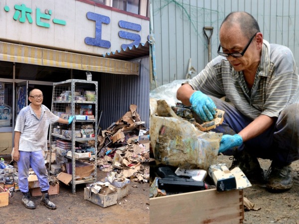 日本雨災慘浸毀模型店 10 萬玩具  估計損失 1 億日圓