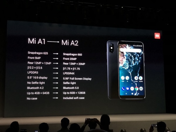 小米 A2、A2 Lite 西班牙發佈 高性價比 Android One 手機